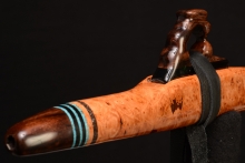 Maple Burl Native American Flute, Minor, Mid A-4, #F29K